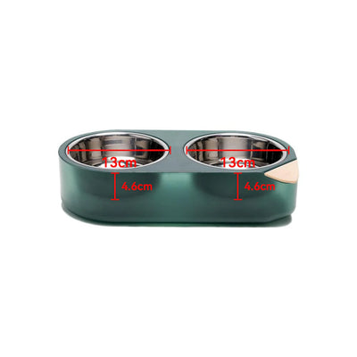 PIDAN Pet Bowl-S-Double- Green