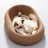 POPOCOLA Large Oval Sisal Scratcher Bed