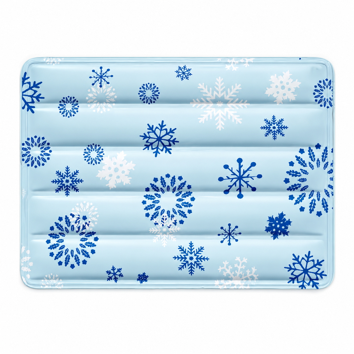 Blue Snowflake Gel Cooling Pet Mat