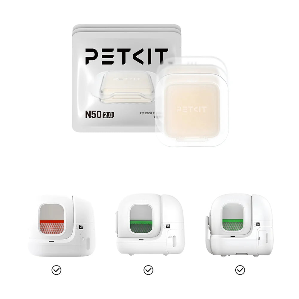 PETKIT N50 2.0 Odour Eliminator for Pura Max, Max 2, Max Pro, Max Pro 2, Max 3 (3 Pack)