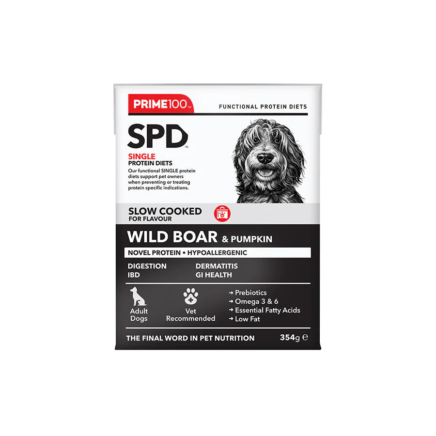 Prime100 SPT Slow Cooked Wild Boar & Pumpkin 354g