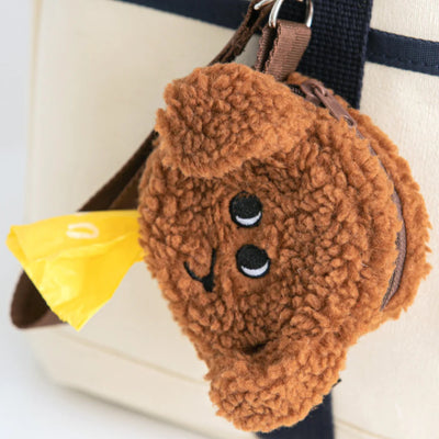 Bite Me Poodle Poop Bag Pouch