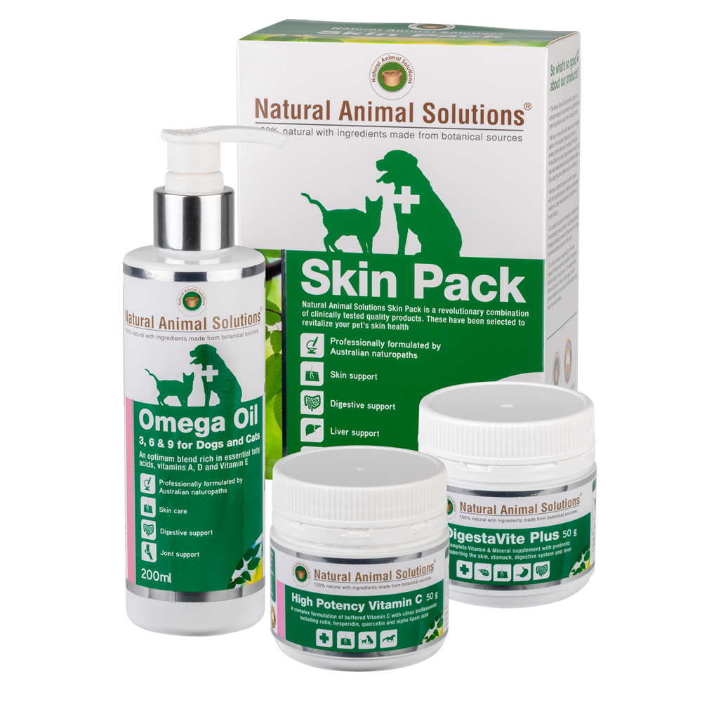 Skin Pack - contains Omega Oil 3,6 & 9, DigestaVite Plus and High Potency Vitamin