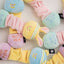 Bite Me Pet Macaron Rabbit Bear Elastic Tug of War Sound Plush Toy - ChokyoPetStore