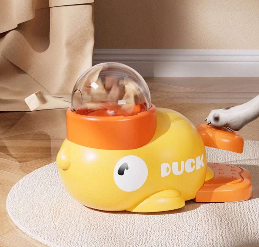 Little Yellow Duck Food Shooter Frozen Dried Pet Self-Entertainment Distractor Feeder Pet Toy - ChokyoPetStore