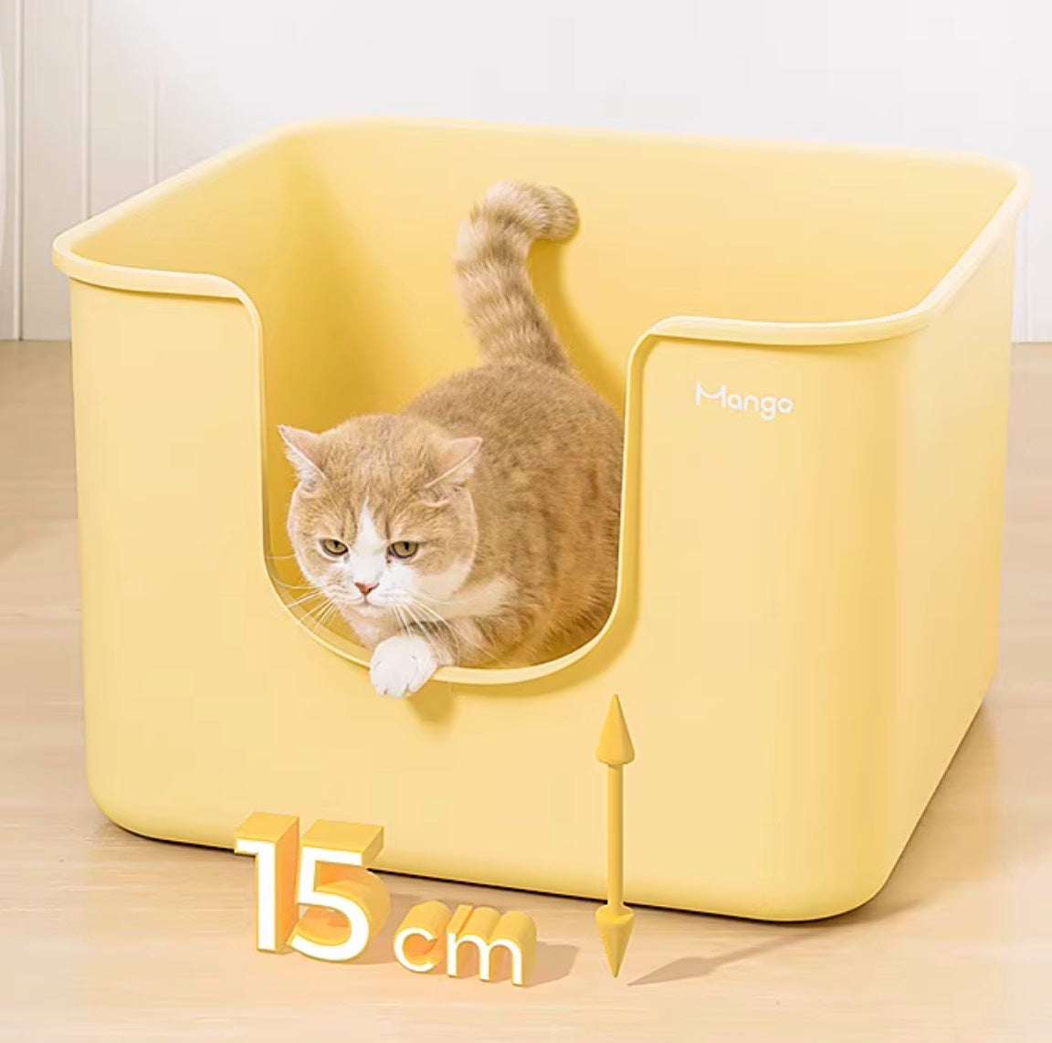 Mango Pet Litter Box Extra Large Open Type - L - ChokyoPetStore