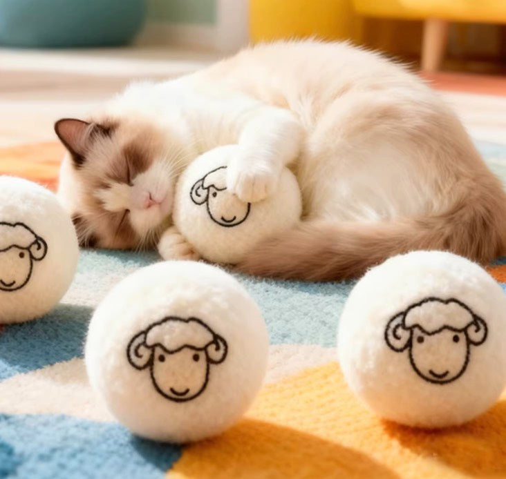 Cat toy wool ball Cat's Self Pleasure and Relaxation Tool