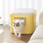 Mango Oversized Cat Litter Box with Fully Enclosed and Detachable Cover - M