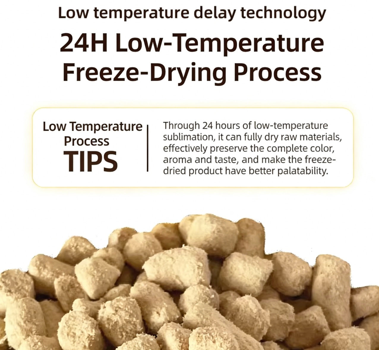 JinGu Little White Bag Main Food Freeze-Dried Raw Meat Cat-Specific 285g