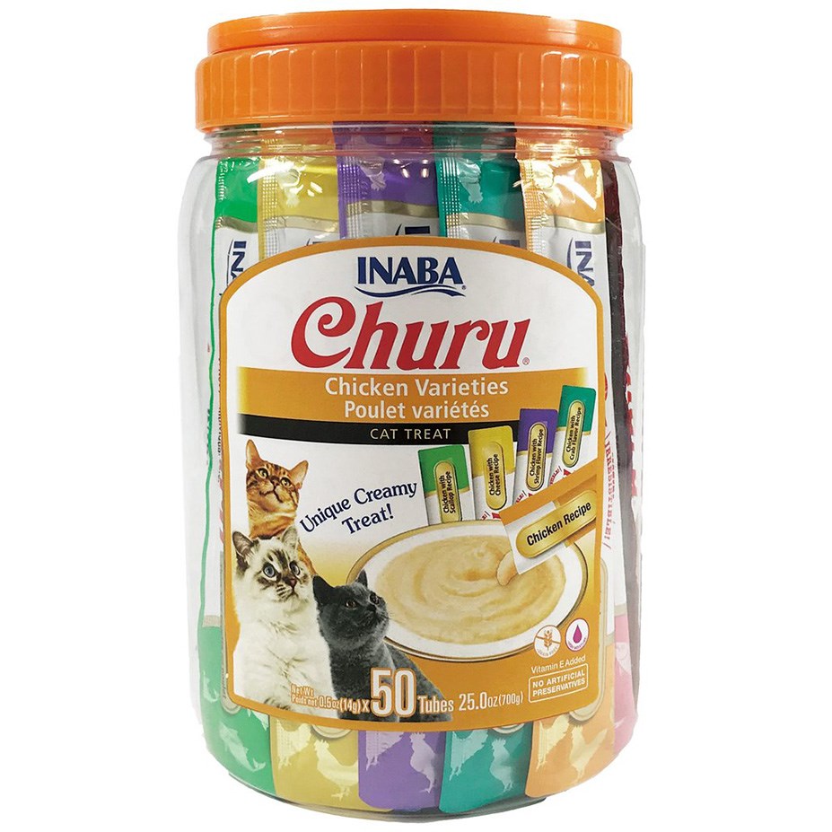 Inaba Churu Chicken Varieties 50 Tubes