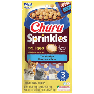 Inaba Churu-Cat- Sprinkles-Tuna Recipe-Topper 10g*3pk