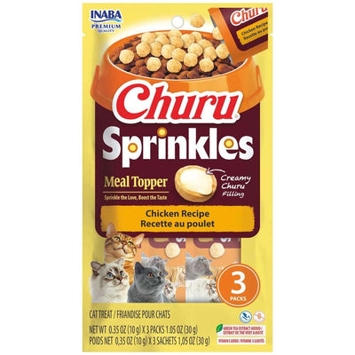 Inaba Churu-Cat- Sprinkles-Chicken Recipe-Topper 10g*3pk - ChokyoPetStore