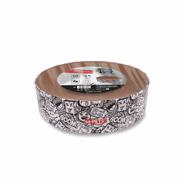 Urban Style FREESTYLE Cat Scracher Black & White - ChokyoPetStore
