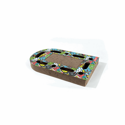 URBANSTYLE Freestyle Cat Scratcher - Mixed Color - ChokyoPetStore