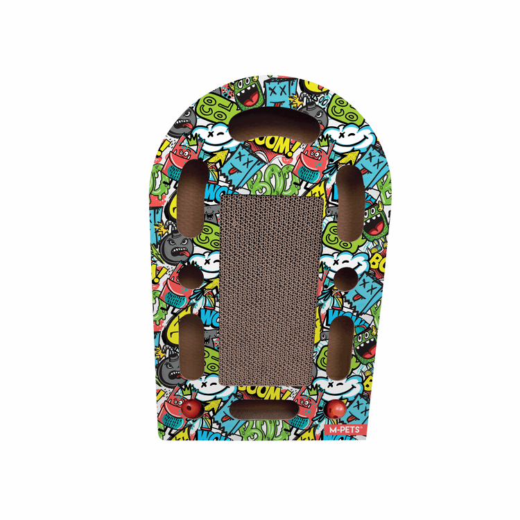 URBANSTYLE Freestyle Cat Scratcher - Mixed Color - ChokyoPetStore