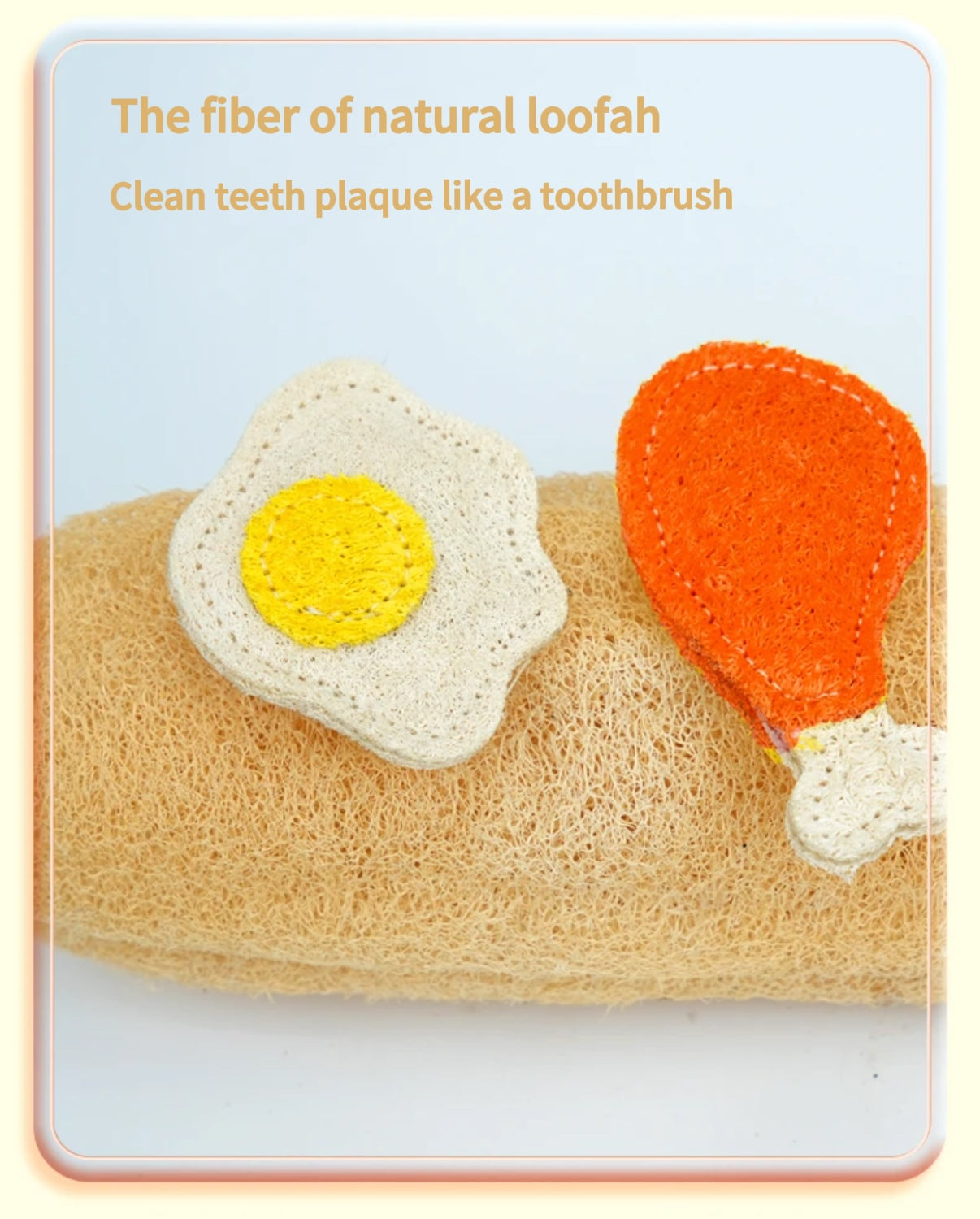 Natural Loofah Catnip Chew Pet Toy
