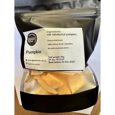 Gogo Treats - Freeze-Dried Pumpkin 20g