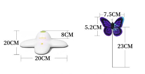 AFP Cat Toy Rotating Butterfly Automatic Teasing Stick Electric Intelligent Toy - ChokyoPetStore