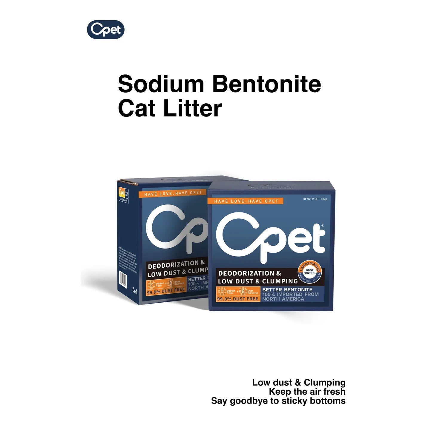 Opet Sodium Bentonite Cat Litter Regular