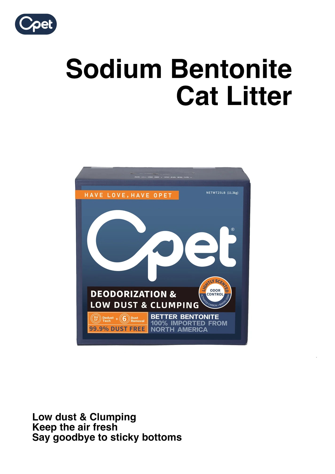 Opet Sodium Bentonite Cat Litter Regular