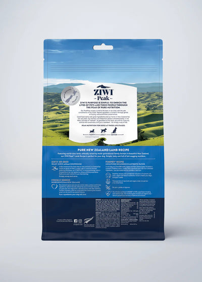 Ziwi Peak Air Dried Lamb Adult Dog Food