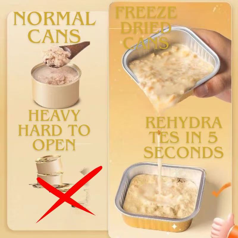 Complete Freeze-Dried Canned Cat Food Chicken & Duck Formula 12g | High Protein, Complete & Balanced Nutrition