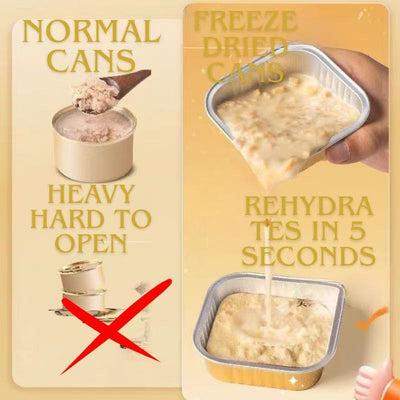 Complete Freeze-Dried Canned Cat Food Chicken & Duck Formula 12g | High Protein, Complete & Balanced Nutrition