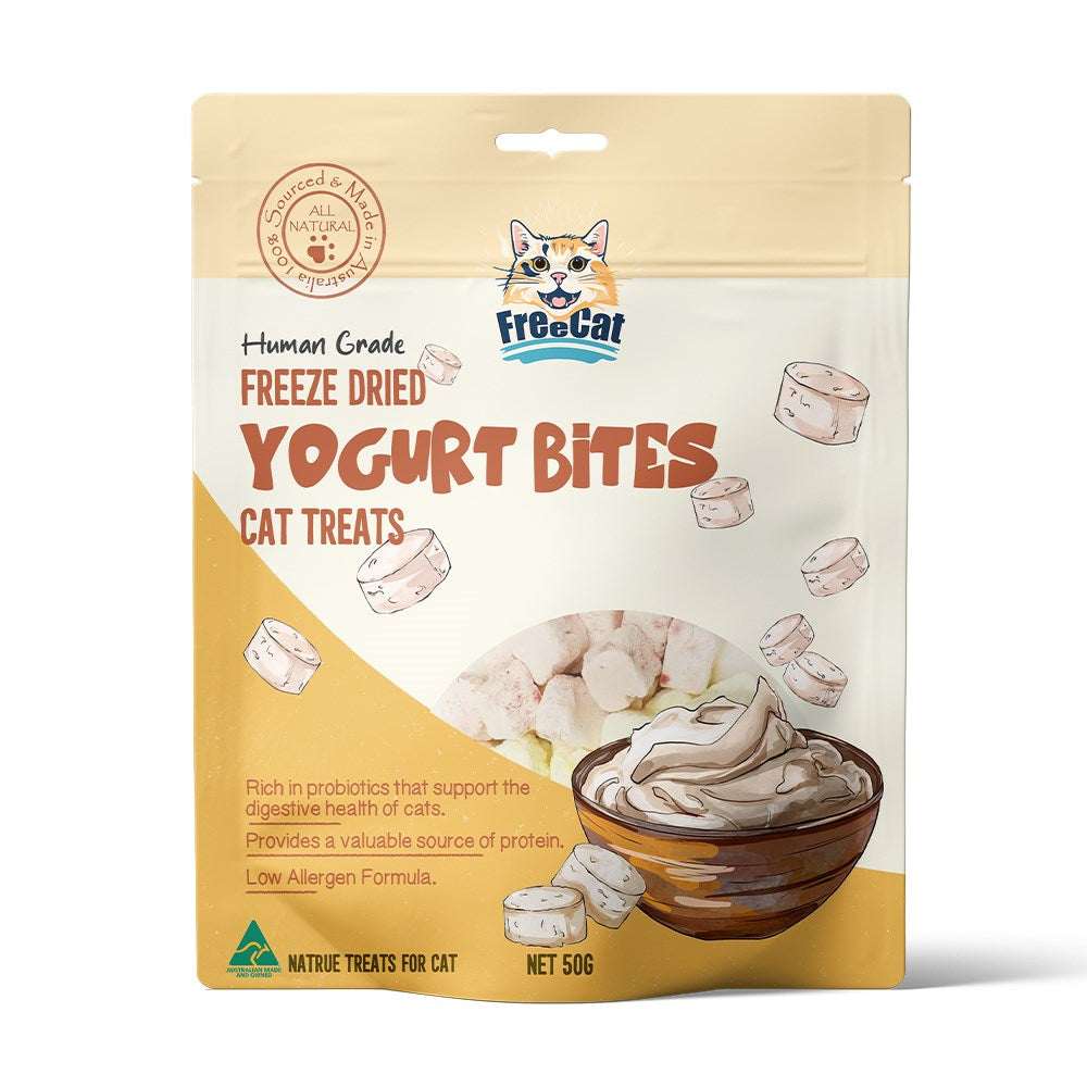 Freecat Freeze Dried Yogurt BitesCat Treats 50g - ChokyoPetStore