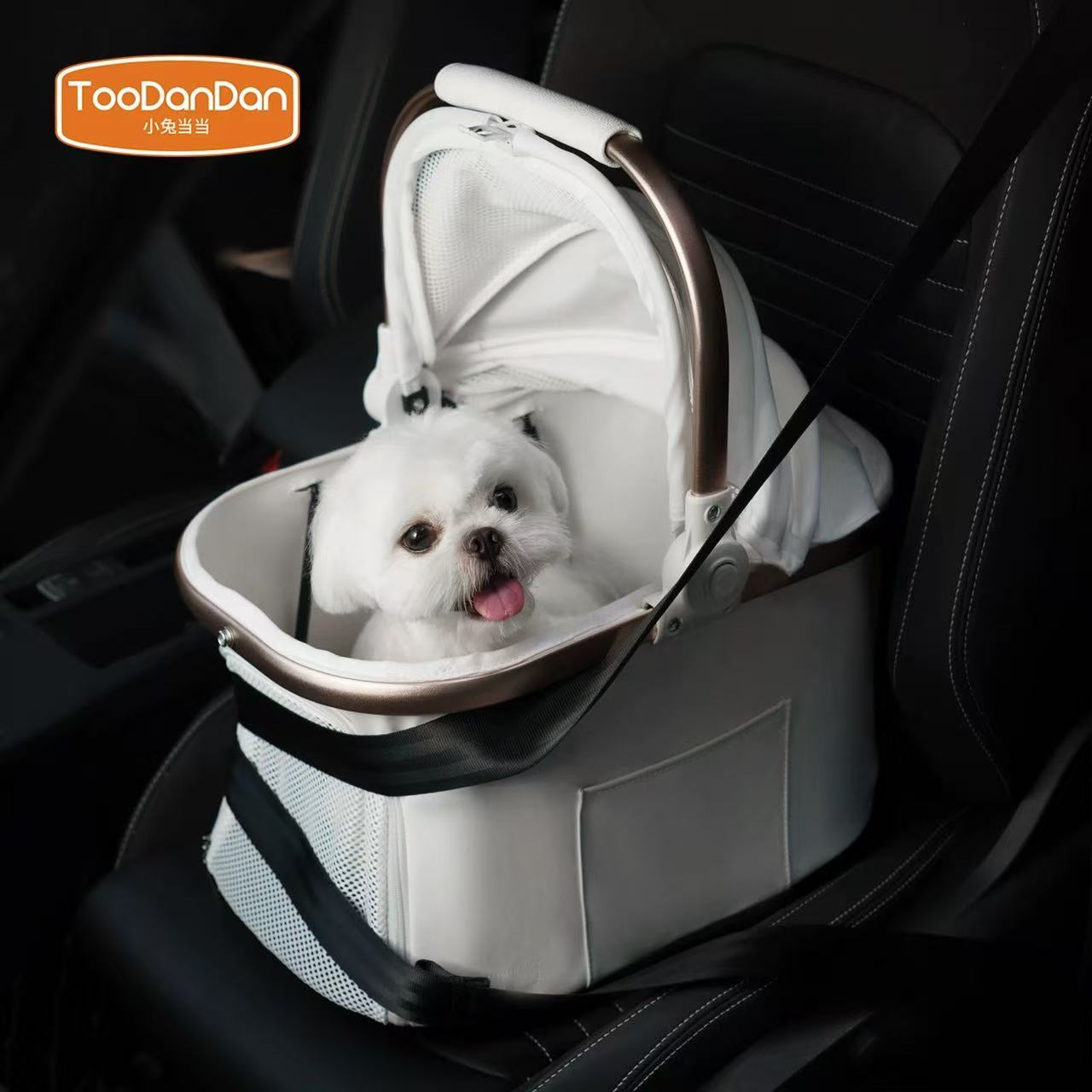 Foldable Pet Stroller with Removable Carrier | Lightweight Dog & Cat Travel Stroller | Small (Standard) & Medium (Bow Design)