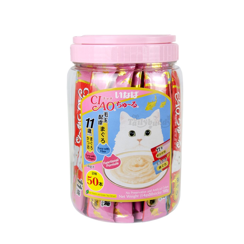Ciao Churu Tuna With Collagen & Fibre 50 Pieces