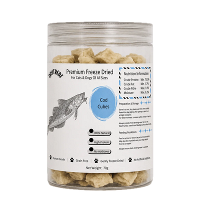 Daytreat Cod Cubes Freeze Dried Pet Treats 70g