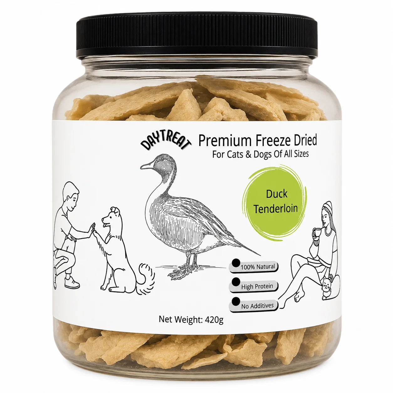 Daytreat Duck Tenderloin Freeze Dried Pet Treats