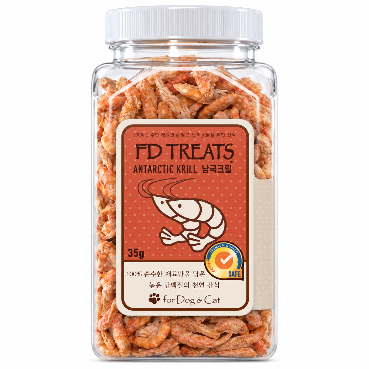 FD Treats Antarctic Krill Freeze-Dried Treats 35g