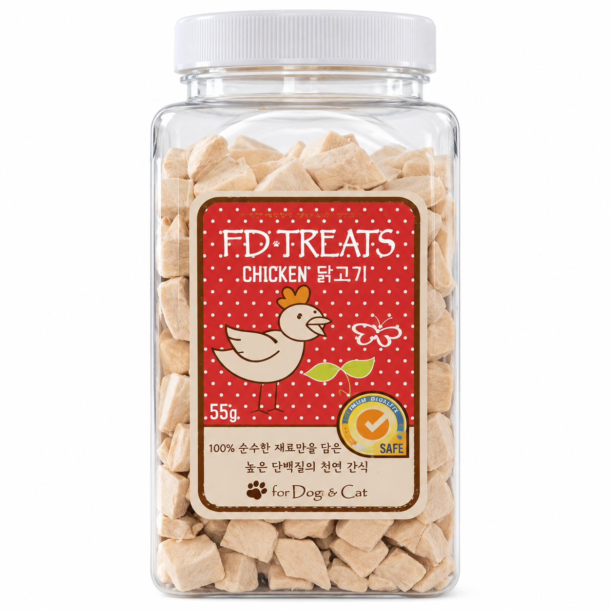 FD Treats Freeze Dried Pet Treats Chicken 55g