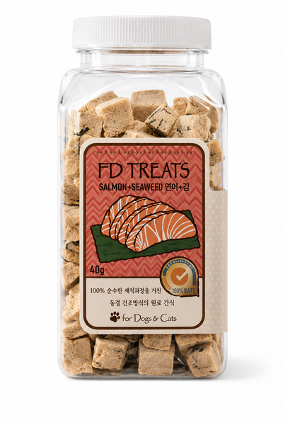 FD Treats Freeze Dried Pet Treats - Salmon & Seaweed 40g