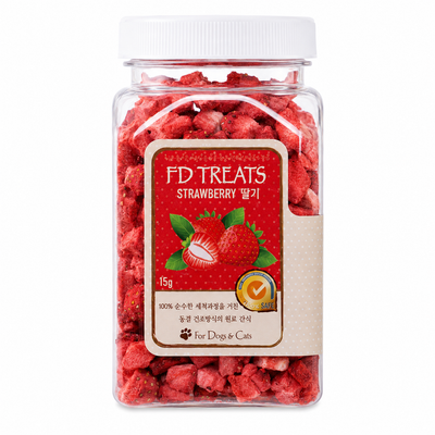 FD Treats Freeze Dried Pet Treats - Strawberry 15g