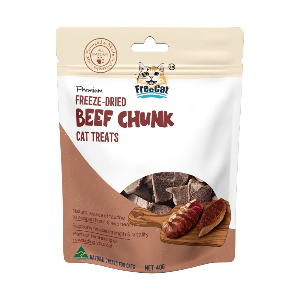 Freecat Freeze Dried Beef Cat Treats 40g