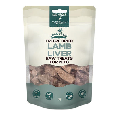 Freeze Dried Lamb Liver Raw treats 80g for Pets - Chokyo Pet