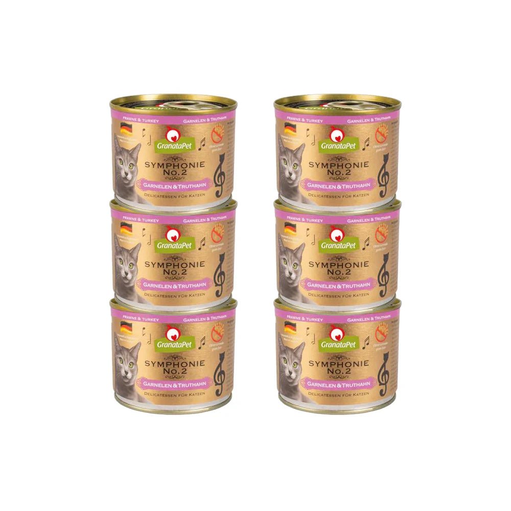 GranataPet Symphonie No. 2 Prawns & Turkey Cat Wet Food 6x200g - Chokyo Pet