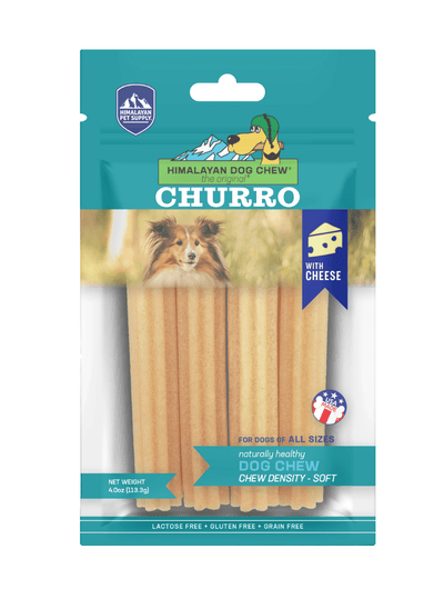 Himalayan Dog Chew Churro Cheese 4pk (5220113) - Chokyo Pet