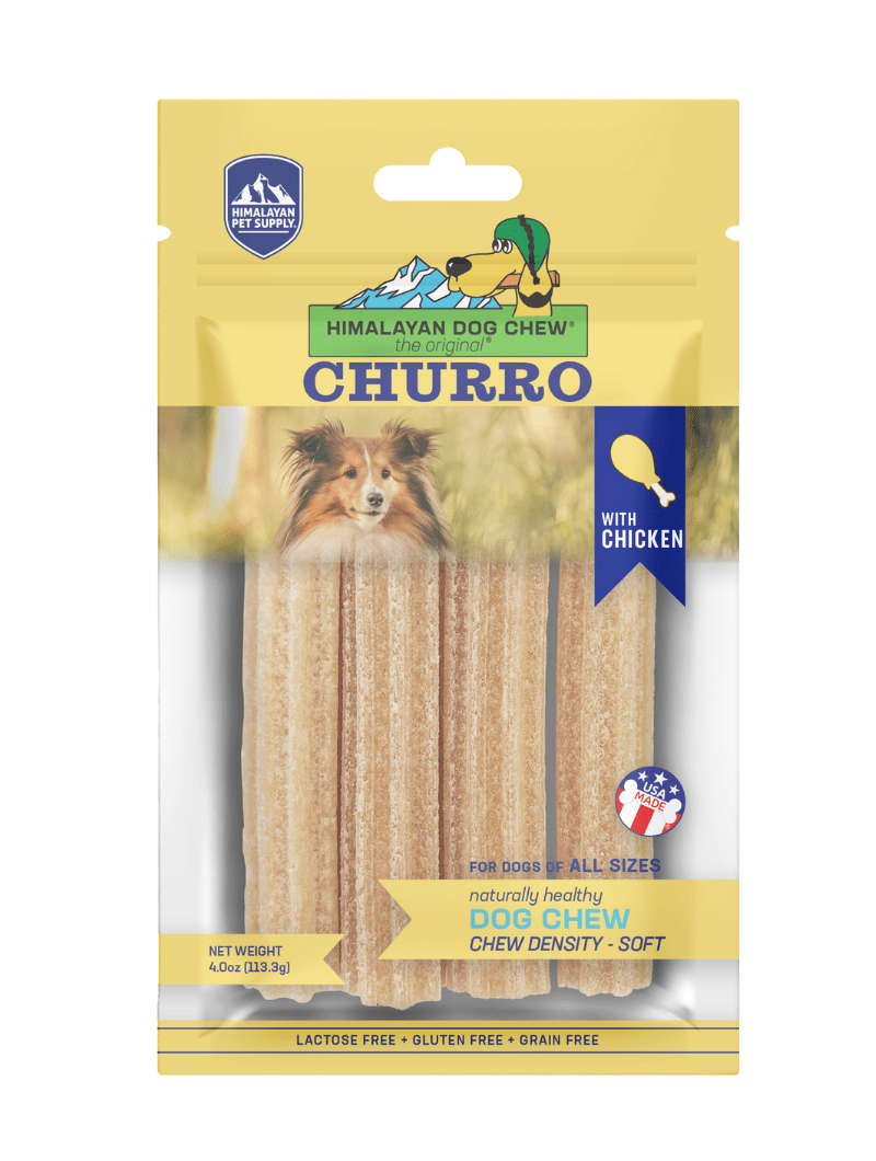 Himalayan Dog Chew Churro Chicken 4pk (5220118) - Chokyo Pet