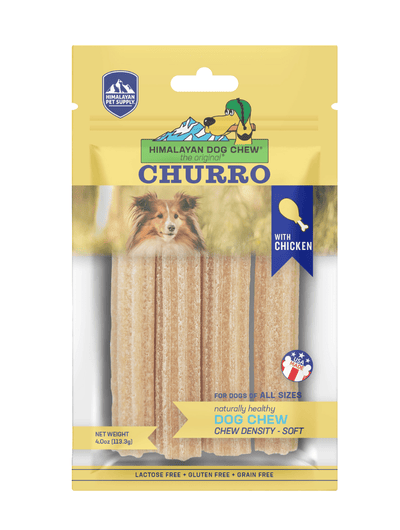 Himalayan Dog Chew Churro Chicken 4pk (5220118) - Chokyo Pet