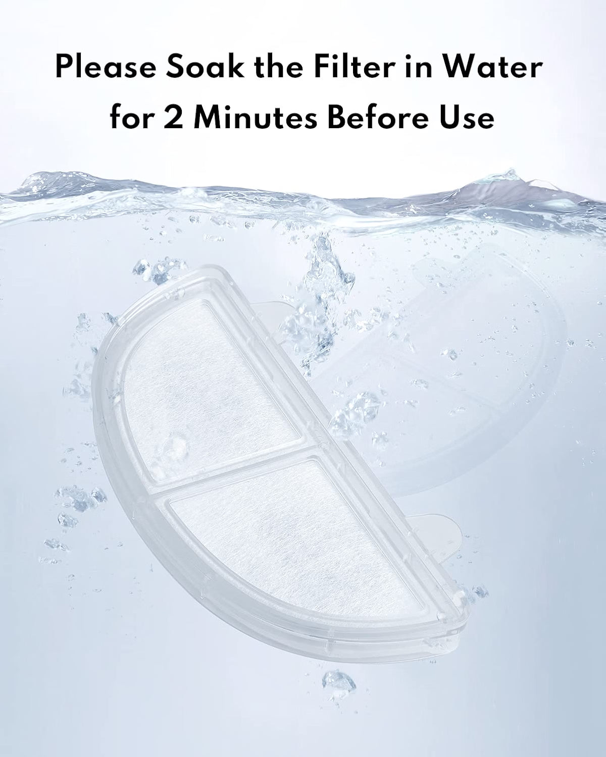 Homerunpet BF10/CF20 Water Fountain Replacement Filters – 3 Pack