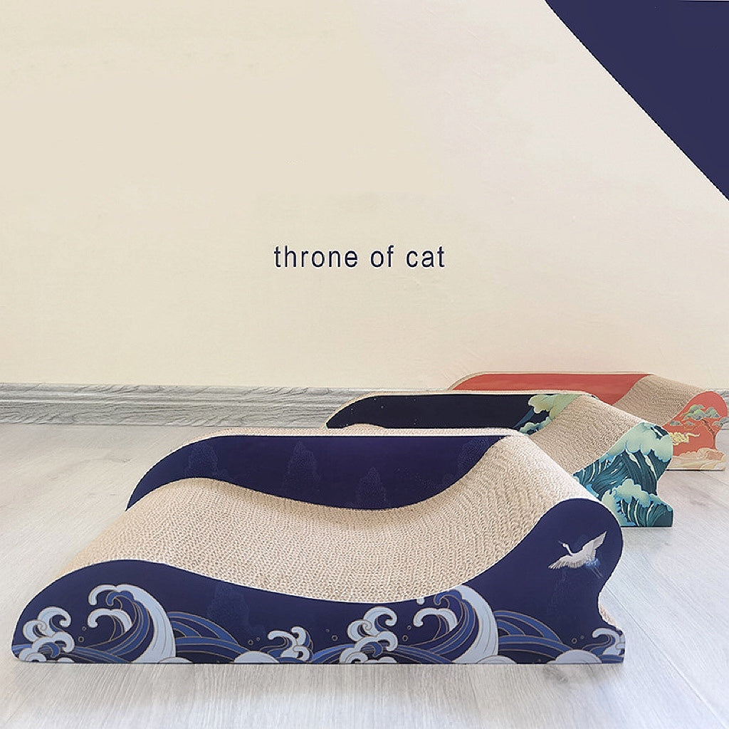 Chinese Throne Curved Cat Sratcher