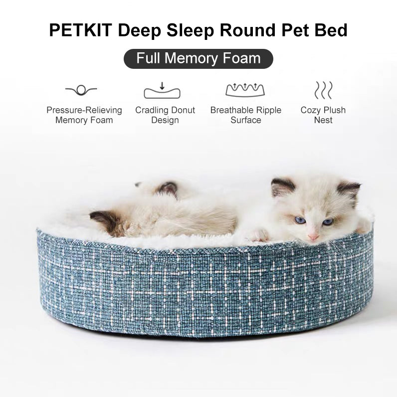 PETKIT Deep Sleep Round Pet Bed Pink | Clearance Sale