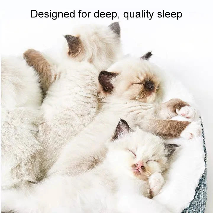 PETKIT Deep Sleep Round Pet Bed Pink | Clearance Sale