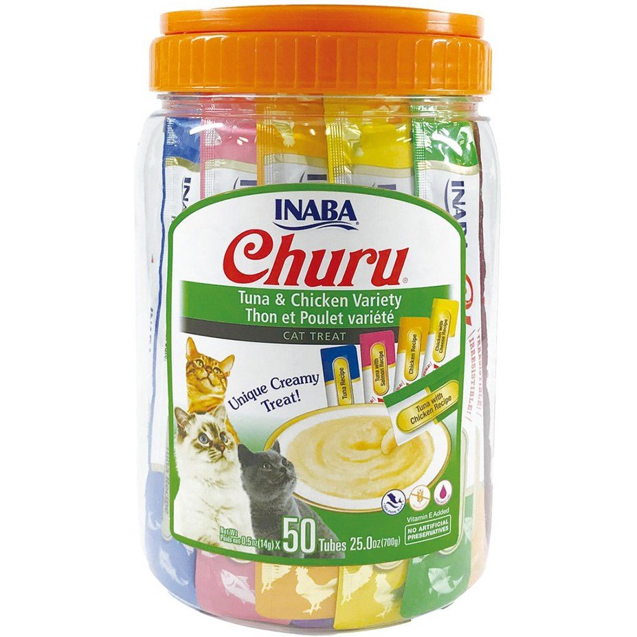 Inaba Churu Tuna & Chicken Variety 50 Tubes - Chokyo Pet