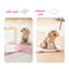 IRIS Dog Training Pad Holder Tray Pet Pee Pads Indoor Puppy Potty Training Tray Portable Traine coffee color - Chokyo Pet