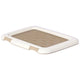 IRIS Dog Training Pad Holder Tray Pet Pee Pads Indoor Puppy Potty Training Tray Portable Traine coffee color - Chokyo Pet