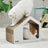 Makesure All-in-One Cat Scratching White House: Ultimate Play, Scratch & Nap - Chokyo Pet